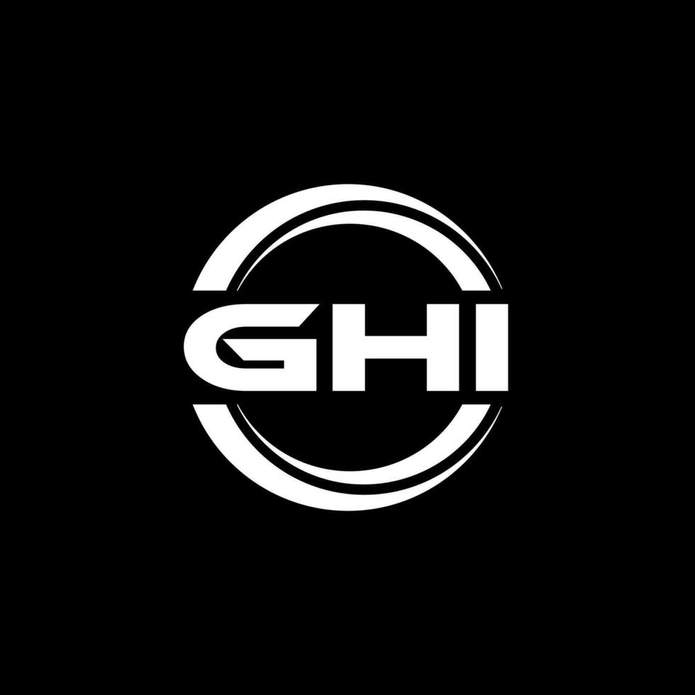 ghi logo ontwerp, inspiratie voor een uniek identiteit. modern elegantie en creatief ontwerp. watermerk uw succes met de opvallend deze logo. vector