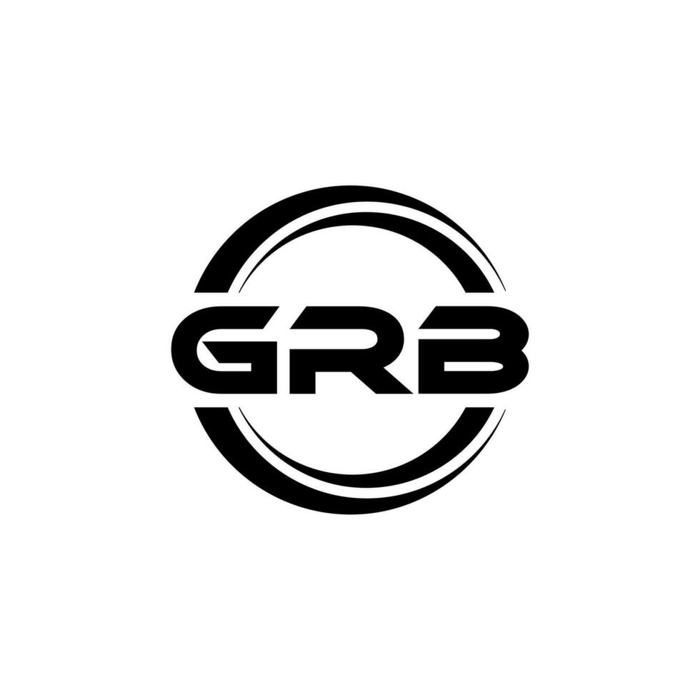 grb logo ontwerp, inspiratie voor een uniek identiteit. modern elegantie en creatief ontwerp. watermerk uw succes met de opvallend deze logo. vector