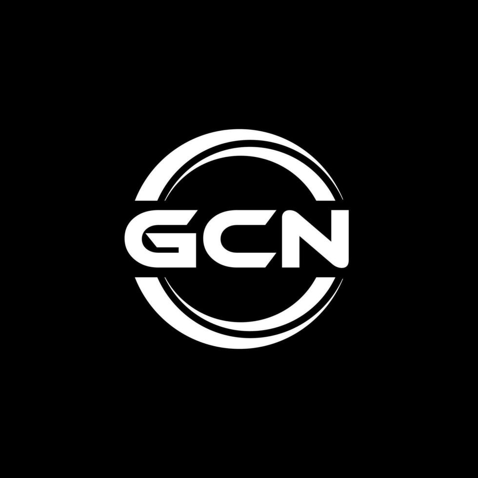 gcn logo ontwerp, inspiratie voor een uniek identiteit. modern elegantie en creatief ontwerp. watermerk uw succes met de opvallend deze logo. vector