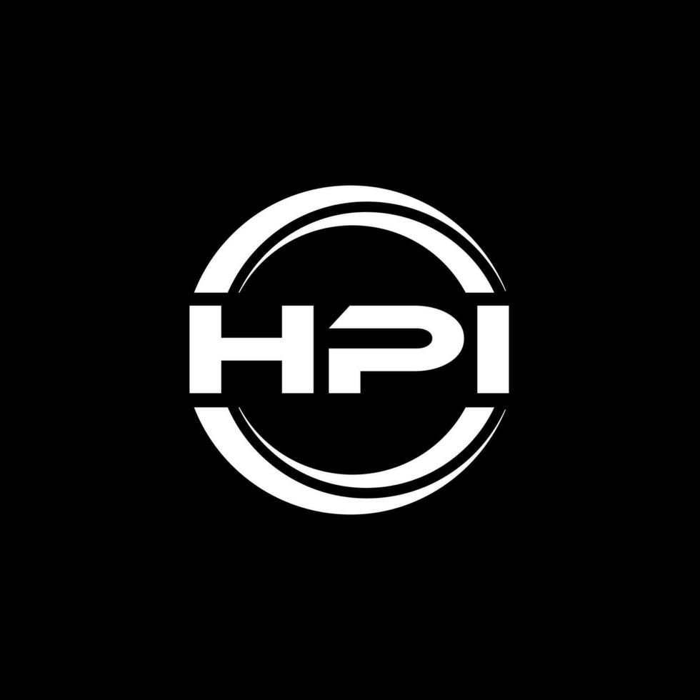 hpi logo ontwerp, inspiratie voor een uniek identiteit. modern elegantie en creatief ontwerp. watermerk uw succes met de opvallend deze logo. vector