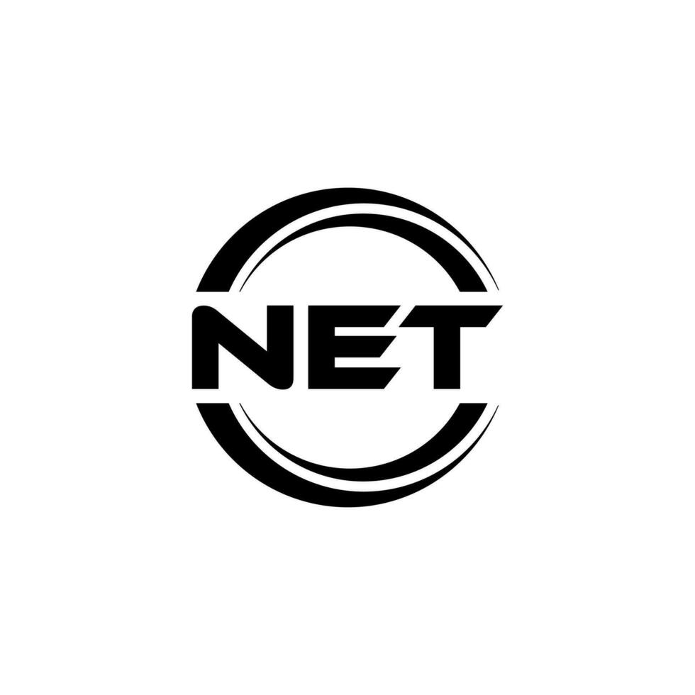 netto logo ontwerp, inspiratie voor een uniek identiteit. modern elegantie en creatief ontwerp. watermerk uw succes met de opvallend deze logo. vector