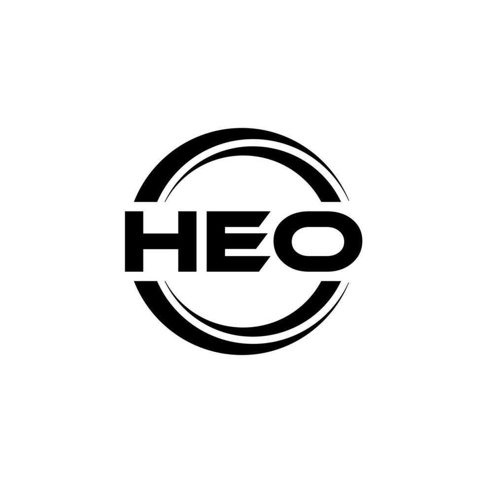 heo logo ontwerp, inspiratie voor een uniek identiteit. modern elegantie en creatief ontwerp. watermerk uw succes met de opvallend deze logo. vector