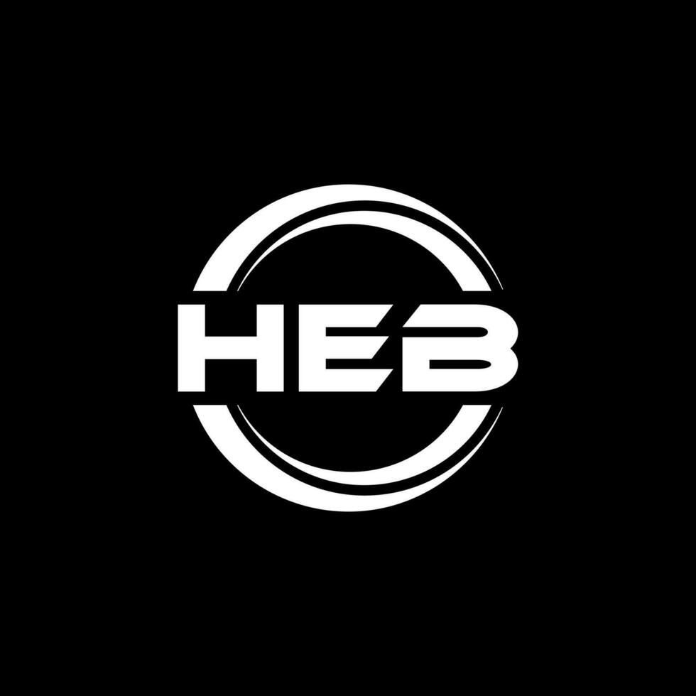 heb logo ontwerp, inspiratie voor een uniek identiteit. modern elegantie en creatief ontwerp. watermerk uw succes met de opvallend deze logo. vector