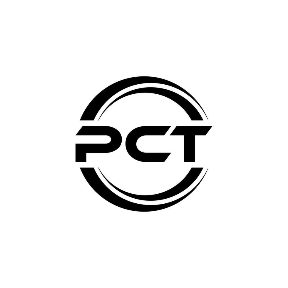 pct logo ontwerp, inspiratie voor een uniek identiteit. modern elegantie en creatief ontwerp. watermerk uw succes met de opvallend deze logo. vector