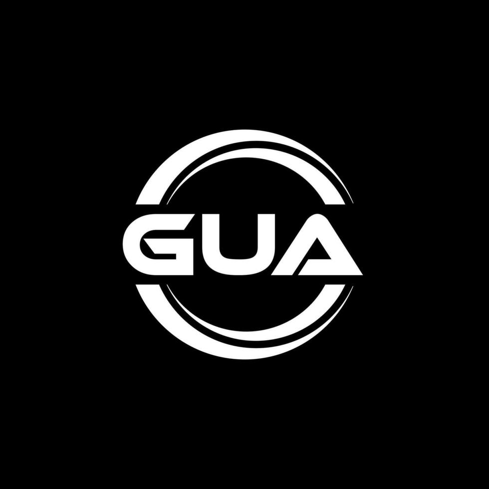 gua logo ontwerp, inspiratie voor een uniek identiteit. modern elegantie en creatief ontwerp. watermerk uw succes met de opvallend deze logo. vector