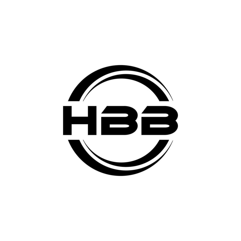 hbb logo ontwerp, inspiratie voor een uniek identiteit. modern elegantie en creatief ontwerp. watermerk uw succes met de opvallend deze logo. vector