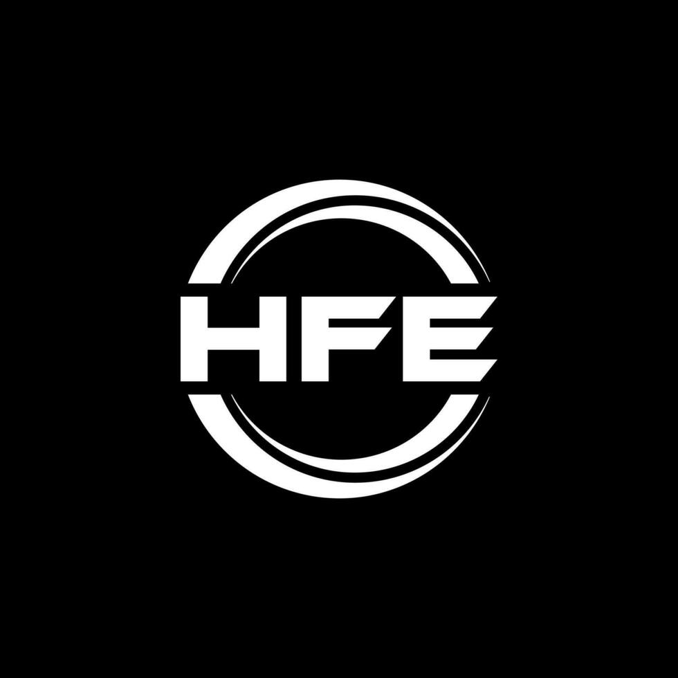 hfe logo ontwerp, inspiratie voor een uniek identiteit. modern elegantie en creatief ontwerp. watermerk uw succes met de opvallend deze logo. vector