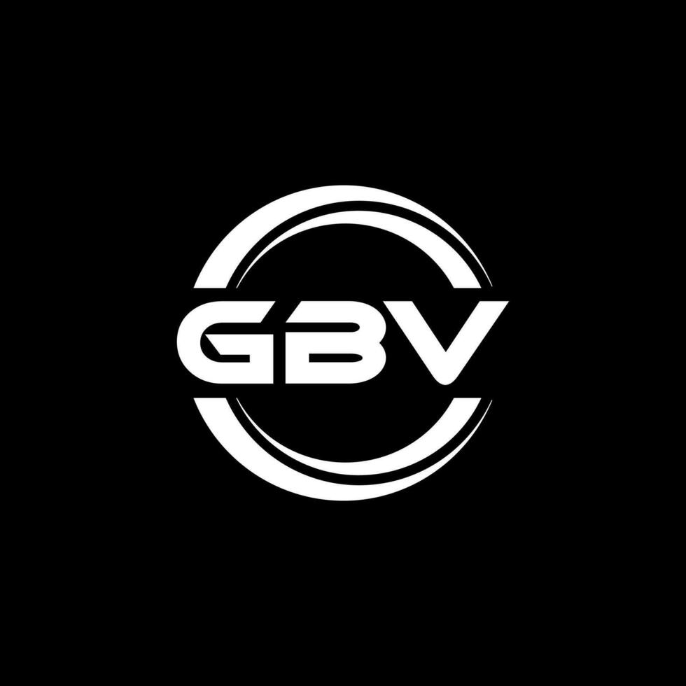 gbv logo ontwerp, inspiratie voor een uniek identiteit. modern elegantie en creatief ontwerp. watermerk uw succes met de opvallend deze logo. vector