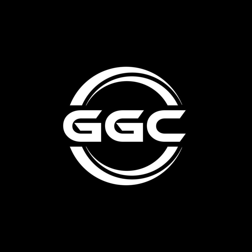 ggc logo ontwerp, inspiratie voor een uniek identiteit. modern elegantie en creatief ontwerp. watermerk uw succes met de opvallend deze logo. vector