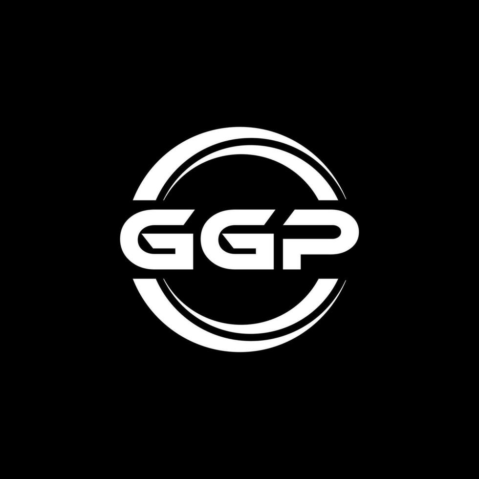 ggp logo ontwerp, inspiratie voor een uniek identiteit. modern elegantie en creatief ontwerp. watermerk uw succes met de opvallend deze logo. vector