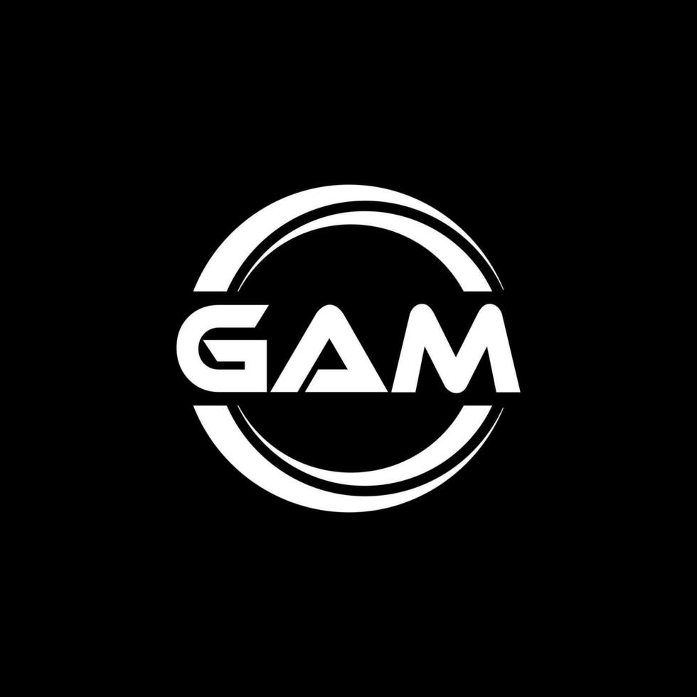 gam logo ontwerp, inspiratie voor een uniek identiteit. modern elegantie en creatief ontwerp. watermerk uw succes met de opvallend deze logo. vector