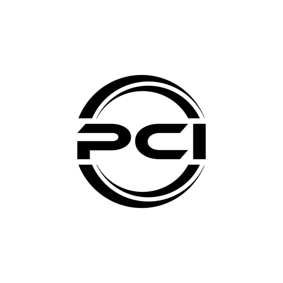 pci logo ontwerp, inspiratie voor een uniek identiteit. modern elegantie en creatief ontwerp. watermerk uw succes met de opvallend deze logo. vector