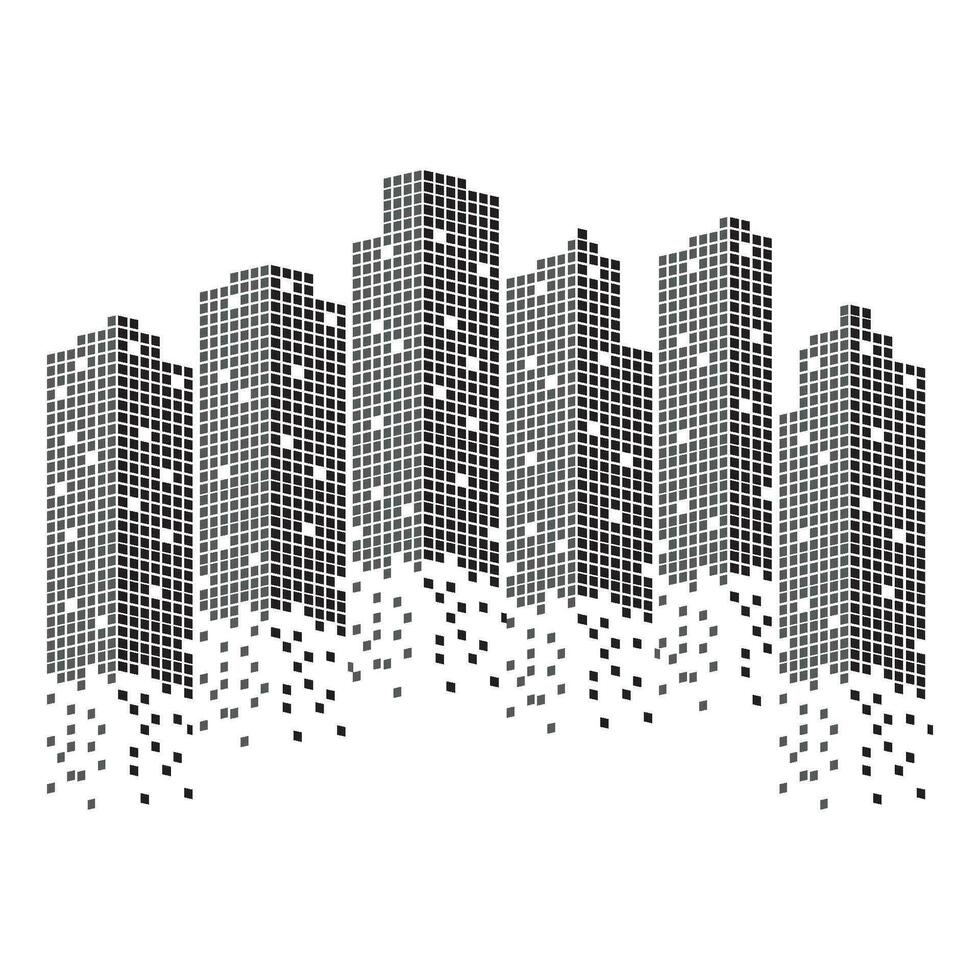 stad horizon logo achtergrond vector