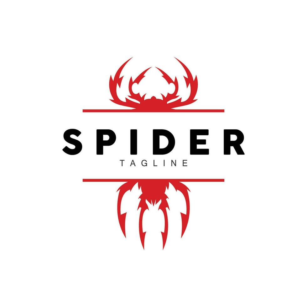 spin logo dier insect symbool ontwerp gemakkelijk silhouet illustratie vector