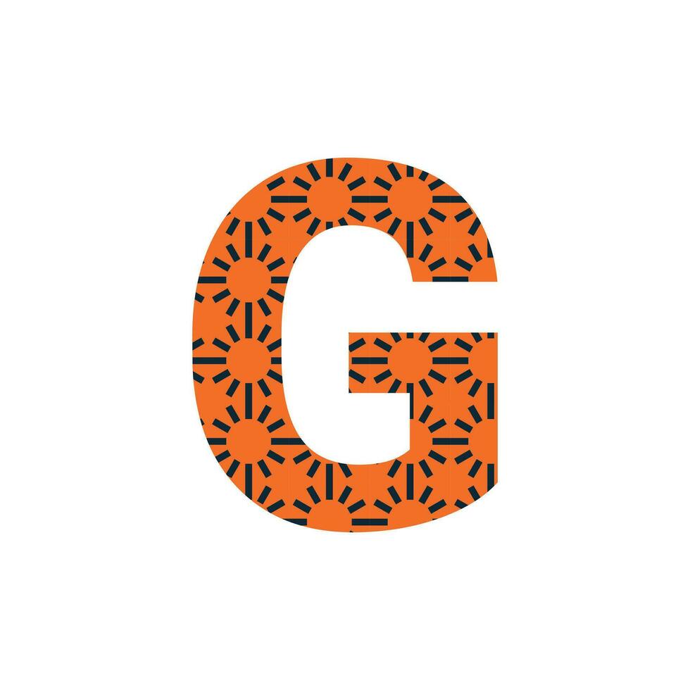 g brief logo of g tekst logo en g woord logo ontwerp. vector