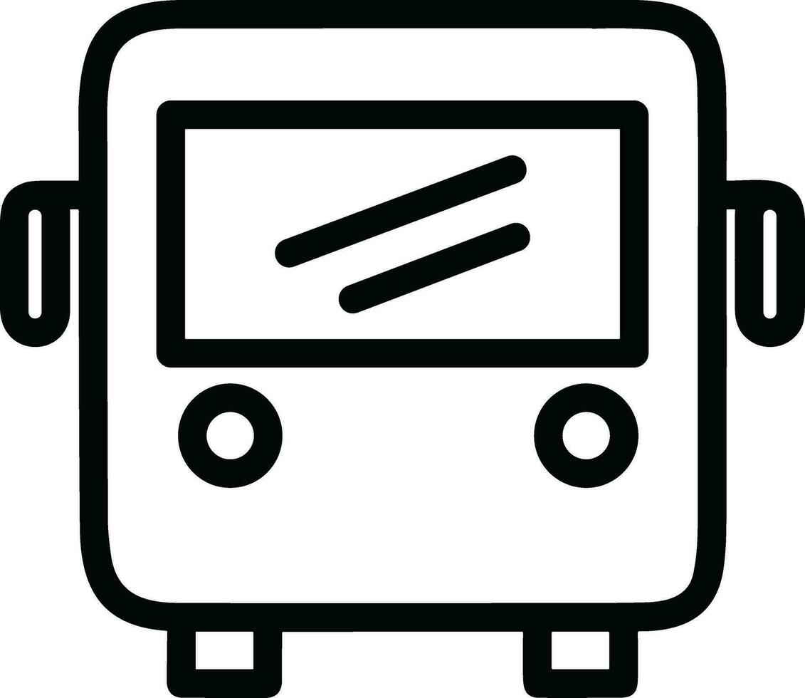 bus vervoer symbool icoon vector afbeelding. illustratie van de silhouet bus vervoer openbaar reizen ontwerp afbeelding. eps 10