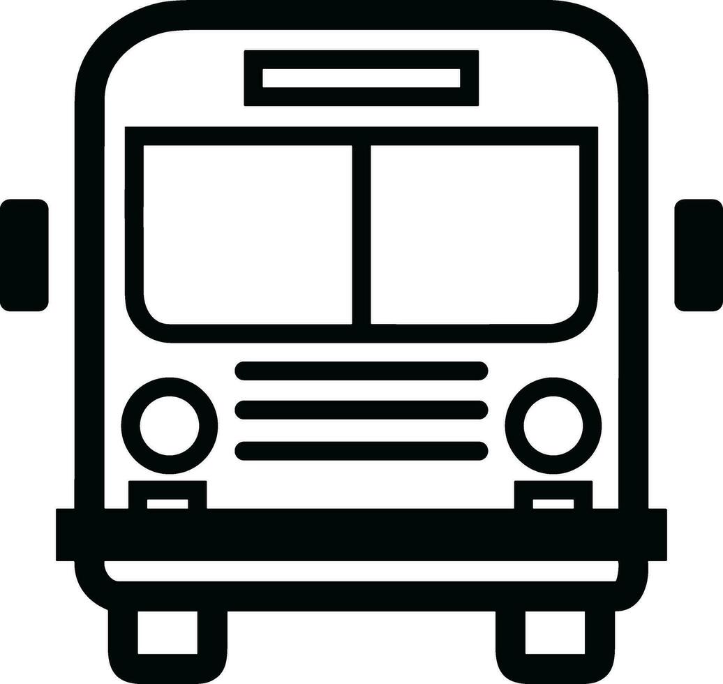 bus vervoer symbool icoon vector afbeelding. illustratie van de silhouet bus vervoer openbaar reizen ontwerp afbeelding. eps 10