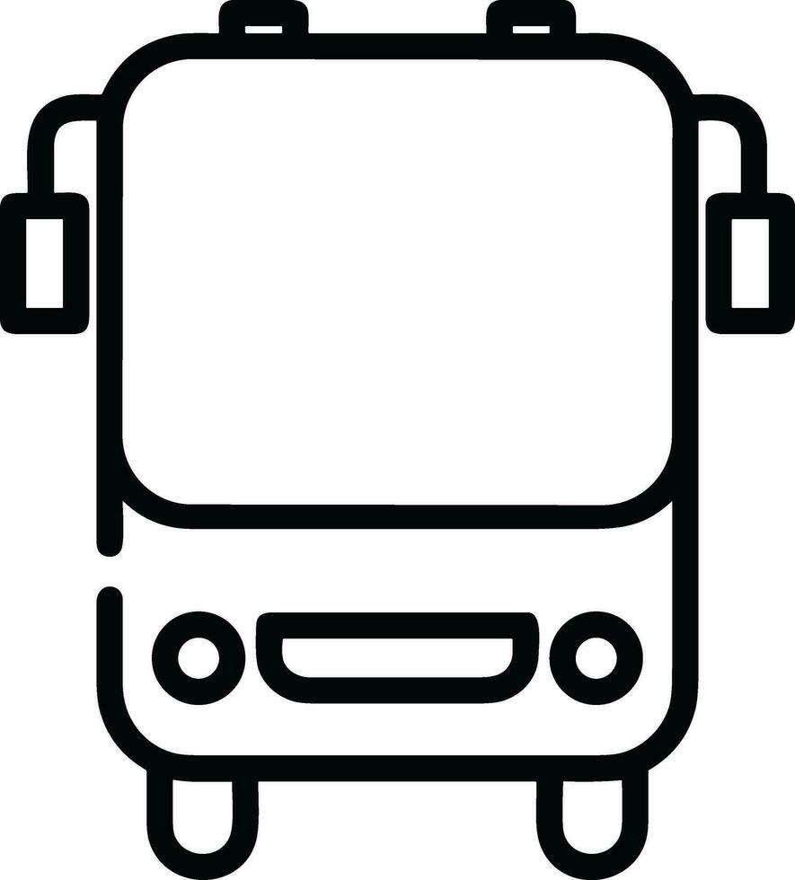 bus vervoer symbool icoon vector afbeelding. illustratie van de silhouet bus vervoer openbaar reizen ontwerp afbeelding. eps 10