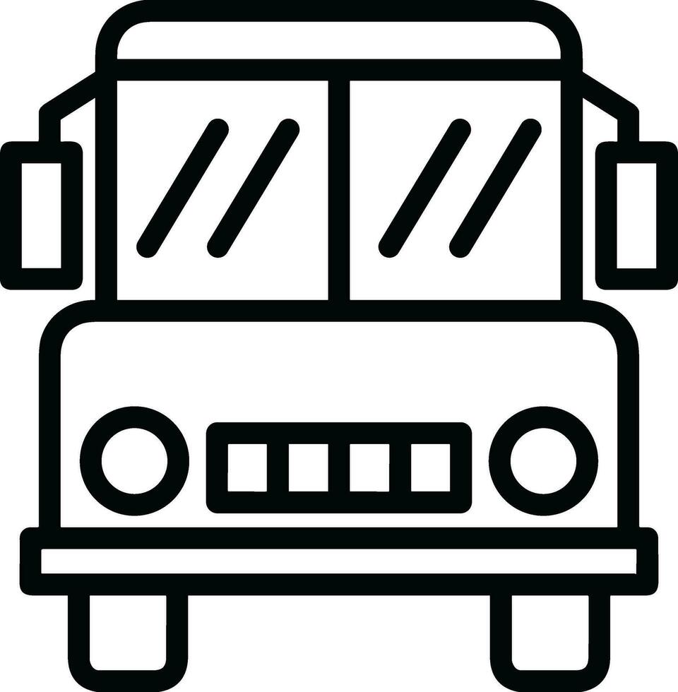 bus vervoer symbool icoon vector afbeelding. illustratie van de silhouet bus vervoer openbaar reizen ontwerp afbeelding. eps 10