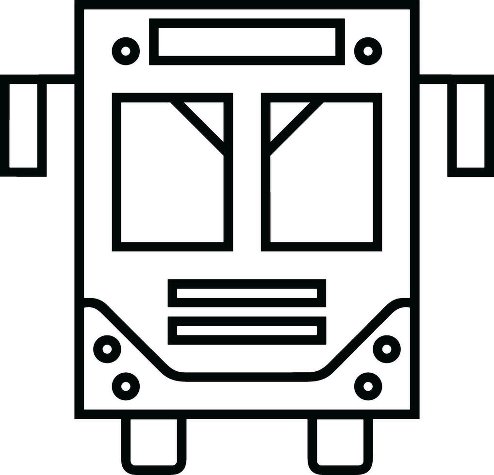 bus vervoer symbool icoon vector afbeelding. illustratie van de silhouet bus vervoer openbaar reizen ontwerp afbeelding. eps 10