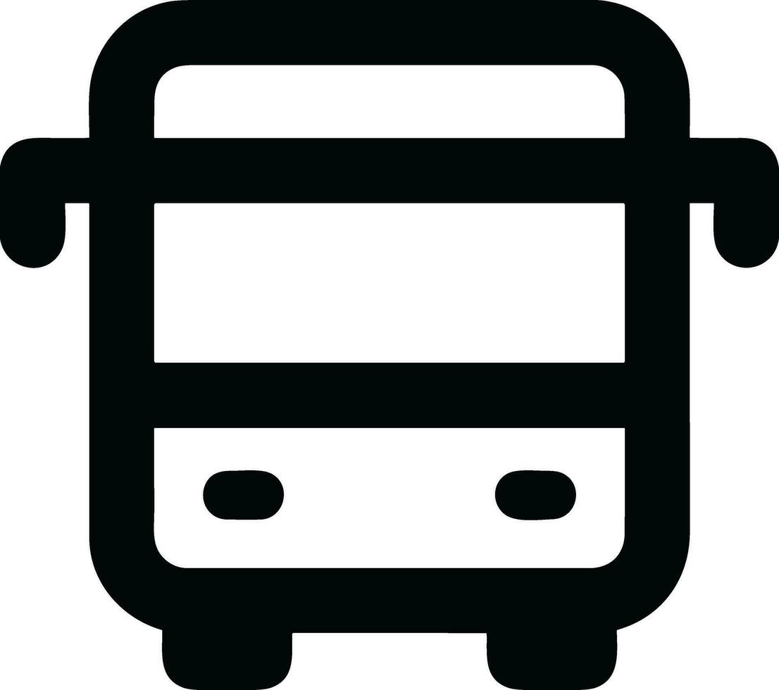 bus vervoer symbool icoon vector afbeelding. illustratie van de silhouet bus vervoer openbaar reizen ontwerp afbeelding. eps 10