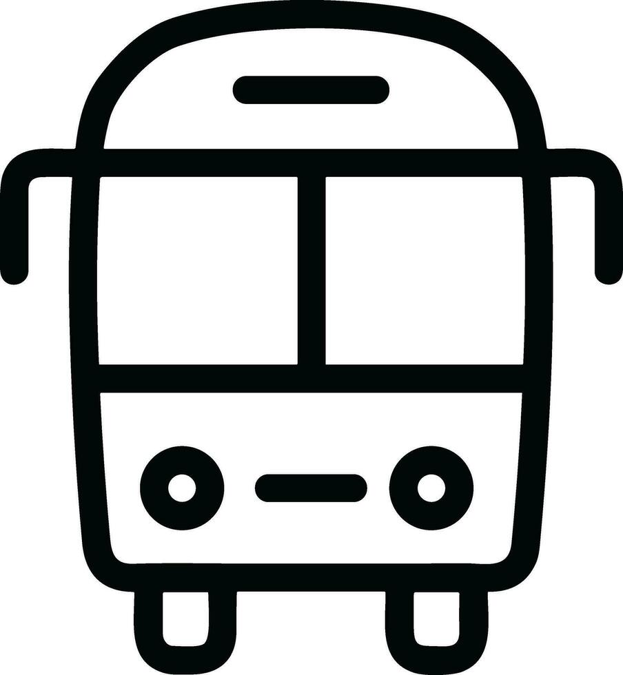 bus vervoer symbool icoon vector afbeelding. illustratie van de silhouet bus vervoer openbaar reizen ontwerp afbeelding. eps 10