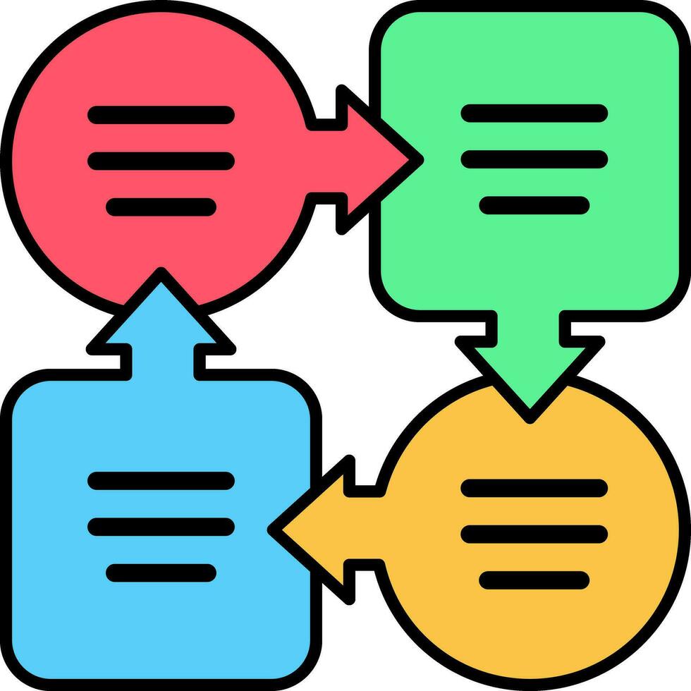 workflow icoon. taak patroon logo illustratie. vector