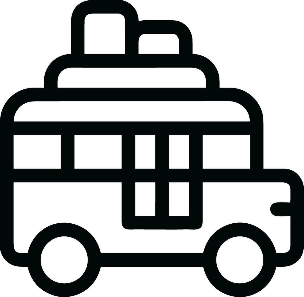 bus vervoer symbool icoon vector afbeelding. illustratie van de silhouet bus vervoer openbaar reizen ontwerp afbeelding. eps 10