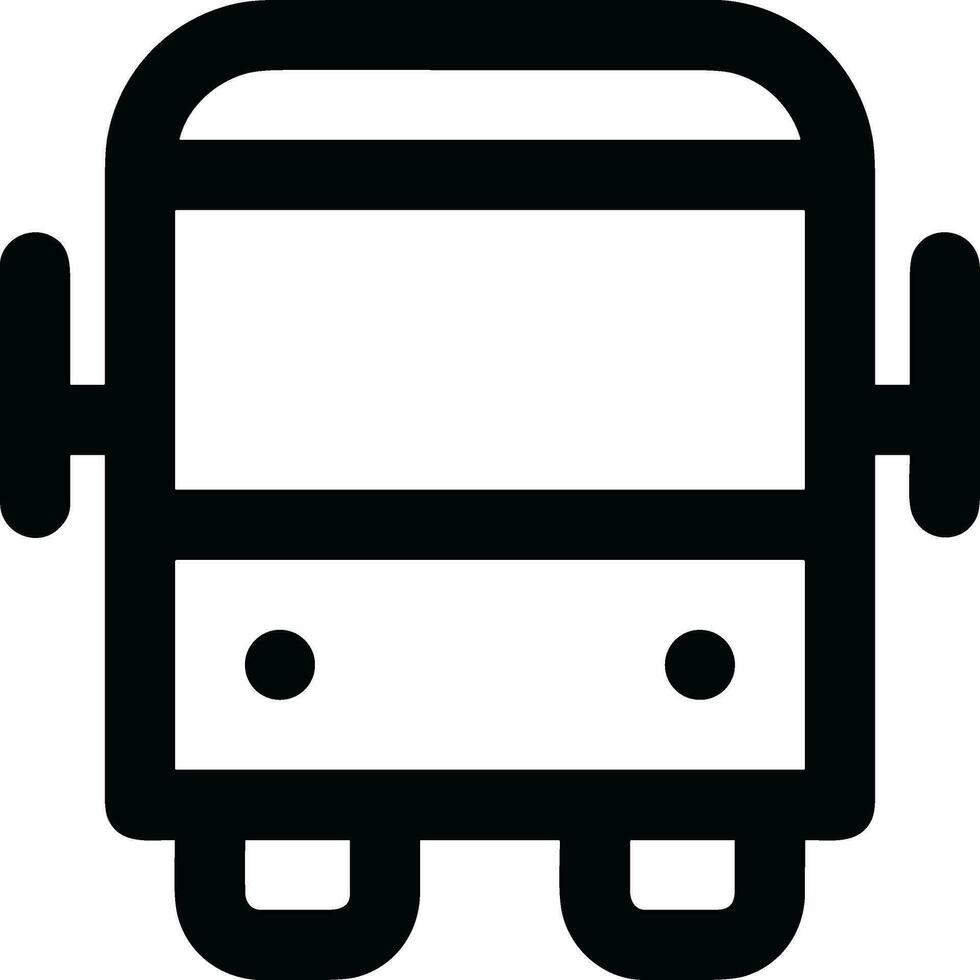 bus vervoer symbool icoon vector afbeelding. illustratie van de silhouet bus vervoer openbaar reizen ontwerp afbeelding. eps 10