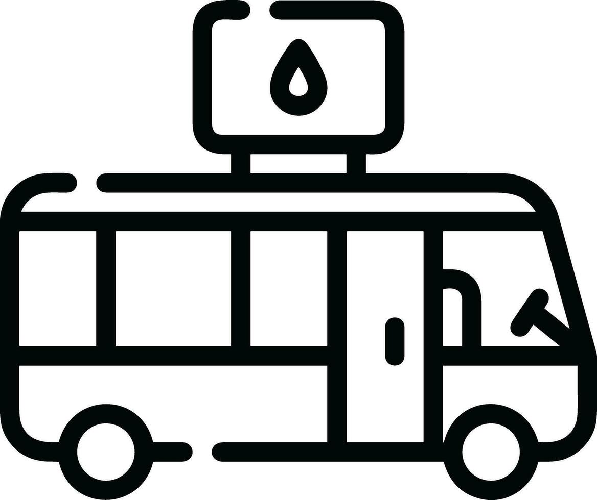 bus vervoer symbool icoon vector afbeelding. illustratie van de silhouet bus vervoer openbaar reizen ontwerp afbeelding. eps 10