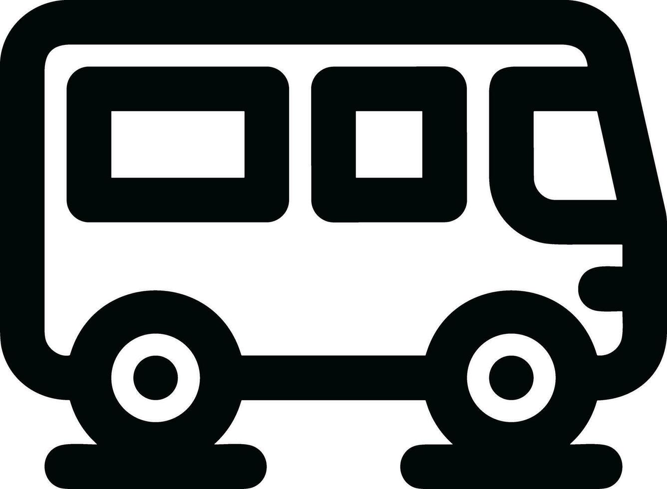 bus vervoer symbool icoon vector afbeelding. illustratie van de silhouet bus vervoer openbaar reizen ontwerp afbeelding. eps 10