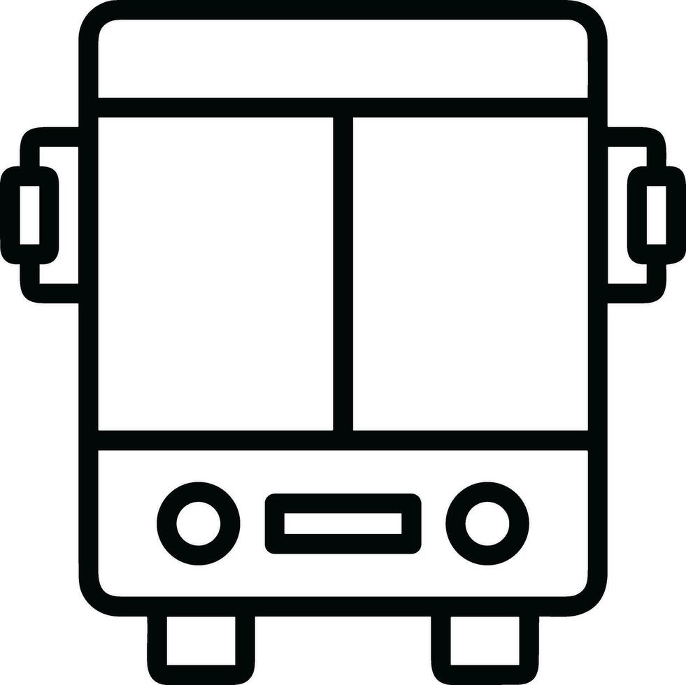 bus vervoer symbool icoon vector afbeelding. illustratie van de silhouet bus vervoer openbaar reizen ontwerp afbeelding. eps 10