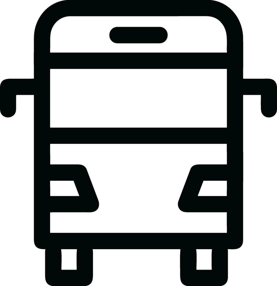 bus vervoer symbool icoon vector afbeelding. illustratie van de silhouet bus vervoer openbaar reizen ontwerp afbeelding. eps 10