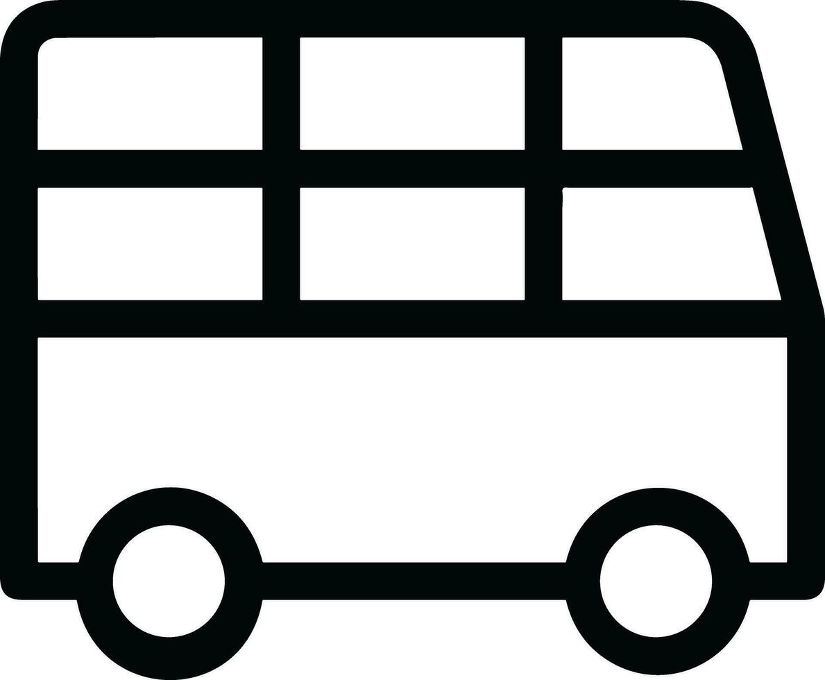 bus vervoer symbool icoon vector afbeelding. illustratie van de silhouet bus vervoer openbaar reizen ontwerp afbeelding. eps 10