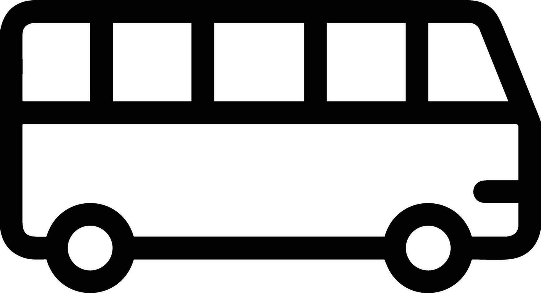 bus vervoer symbool icoon vector afbeelding. illustratie van de silhouet bus vervoer openbaar reizen ontwerp afbeelding. eps 10