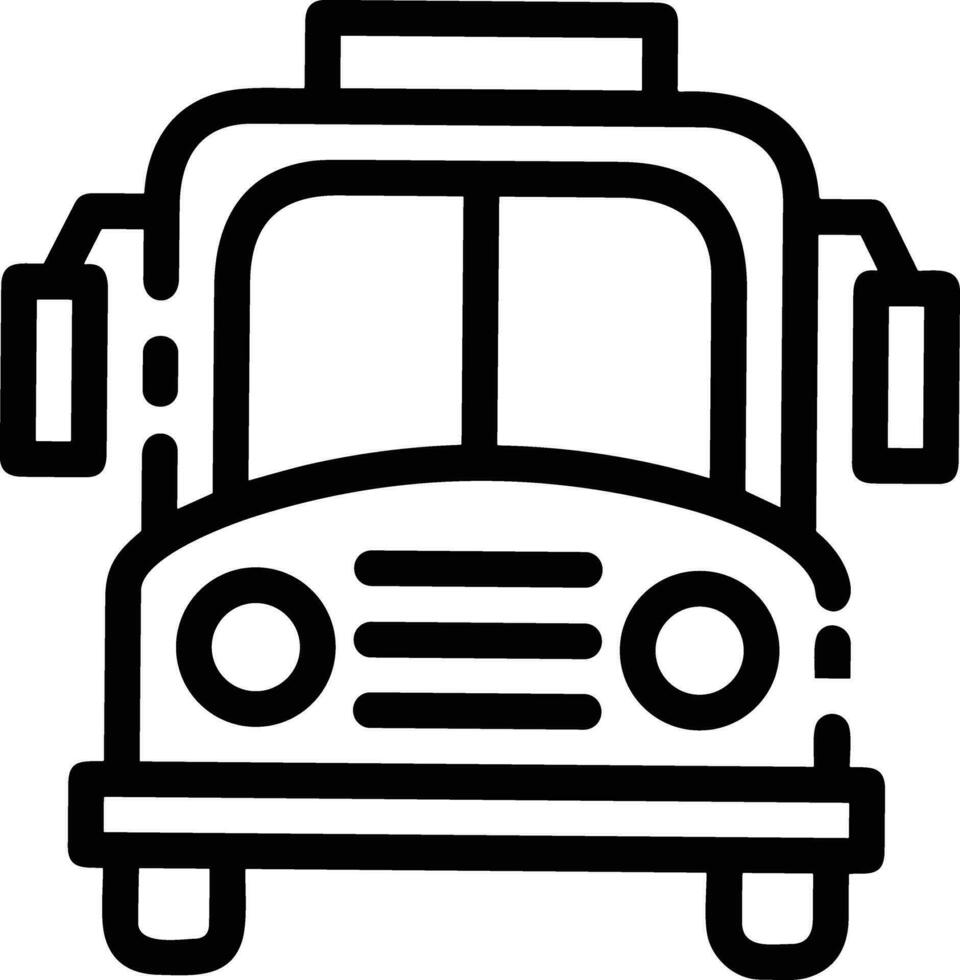 bus vervoer symbool icoon vector afbeelding. illustratie van de silhouet bus vervoer openbaar reizen ontwerp afbeelding. eps 10