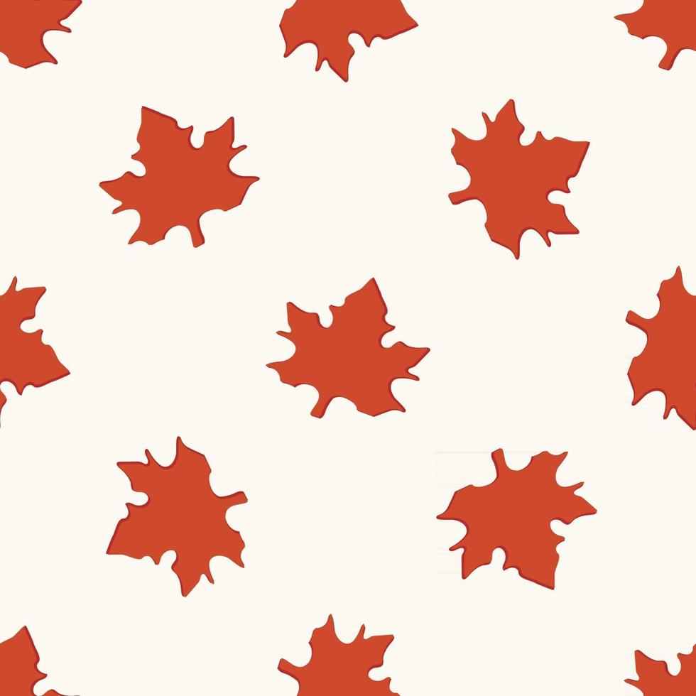 naadloos patroon met bladeren. vector