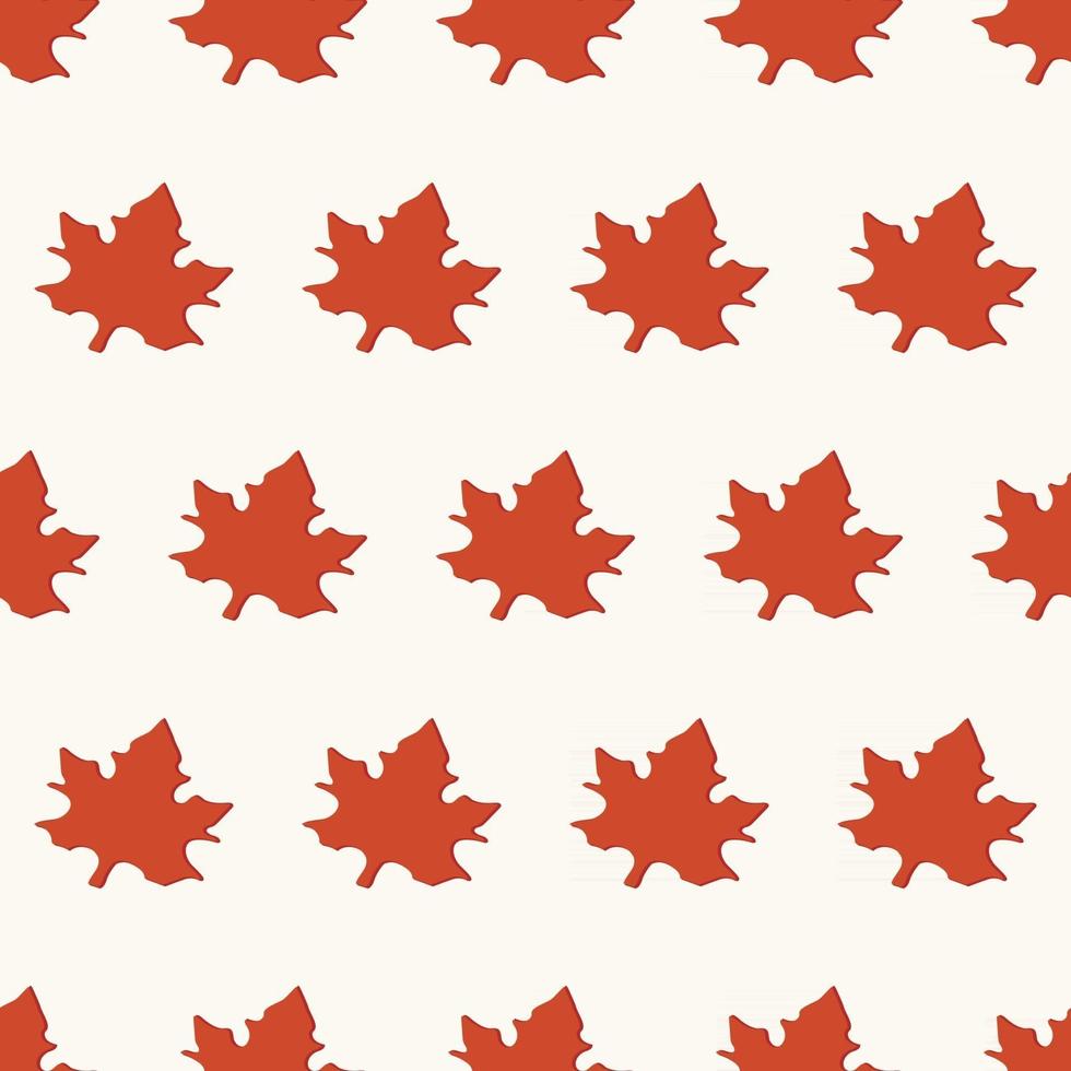 naadloos patroon met bladeren. vector