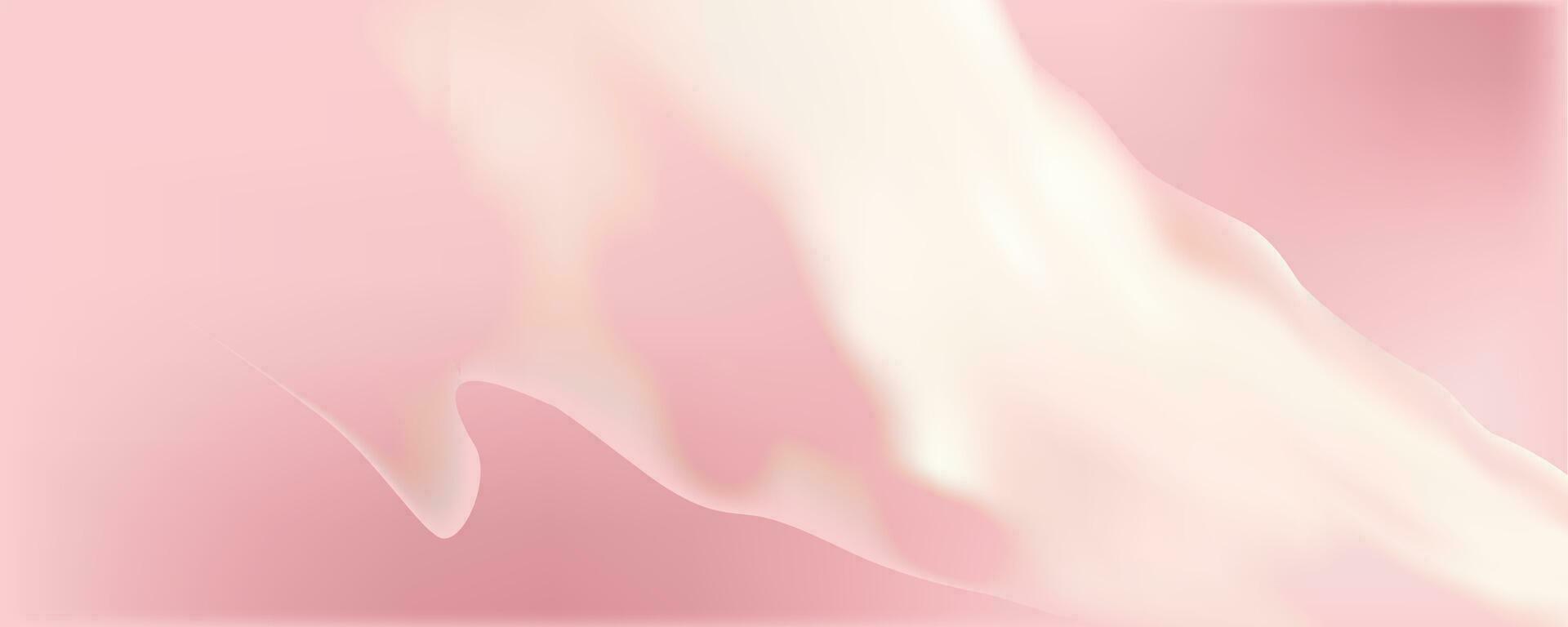 roze verspreiden structuur van room, ijs room of glazuur. licht achtergrond van aardbei nagerecht, gelei of banketbakkerij room. vector