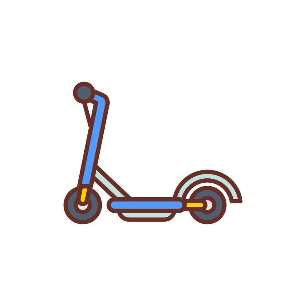 elektrisch scooter icoon in vector. illustratie vector