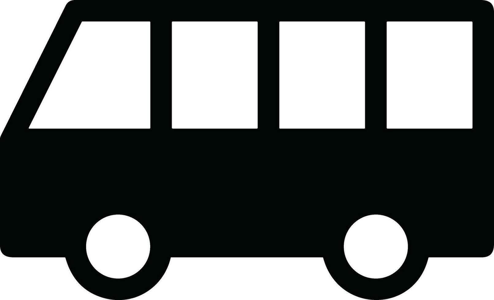 bus vervoer symbool icoon vector afbeelding. illustratie van de silhouet bus vervoer openbaar reizen ontwerp afbeelding. eps 10