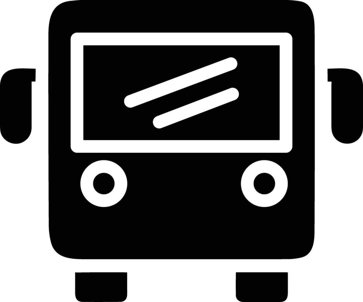 bus vervoer symbool icoon vector afbeelding. illustratie van de silhouet bus vervoer openbaar reizen ontwerp afbeelding. eps 10