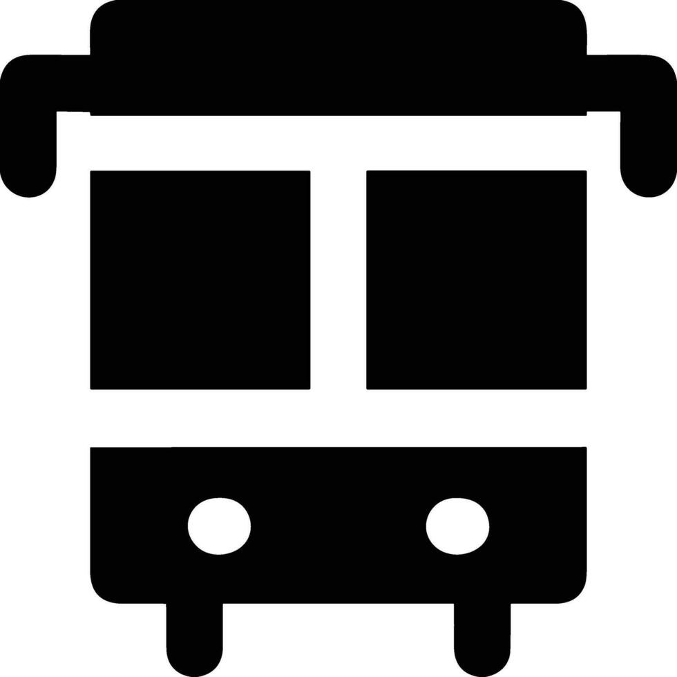 bus vervoer symbool icoon vector afbeelding. illustratie van de silhouet bus vervoer openbaar reizen ontwerp afbeelding. eps 10