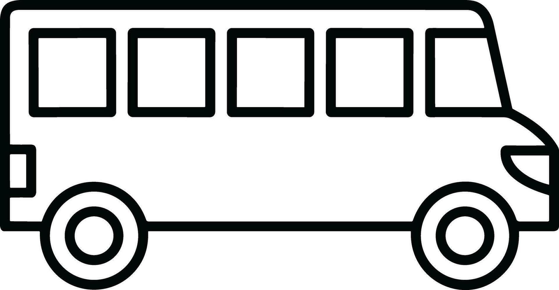 bus vervoer symbool icoon vector afbeelding. illustratie van de silhouet bus vervoer openbaar reizen ontwerp afbeelding. eps 10