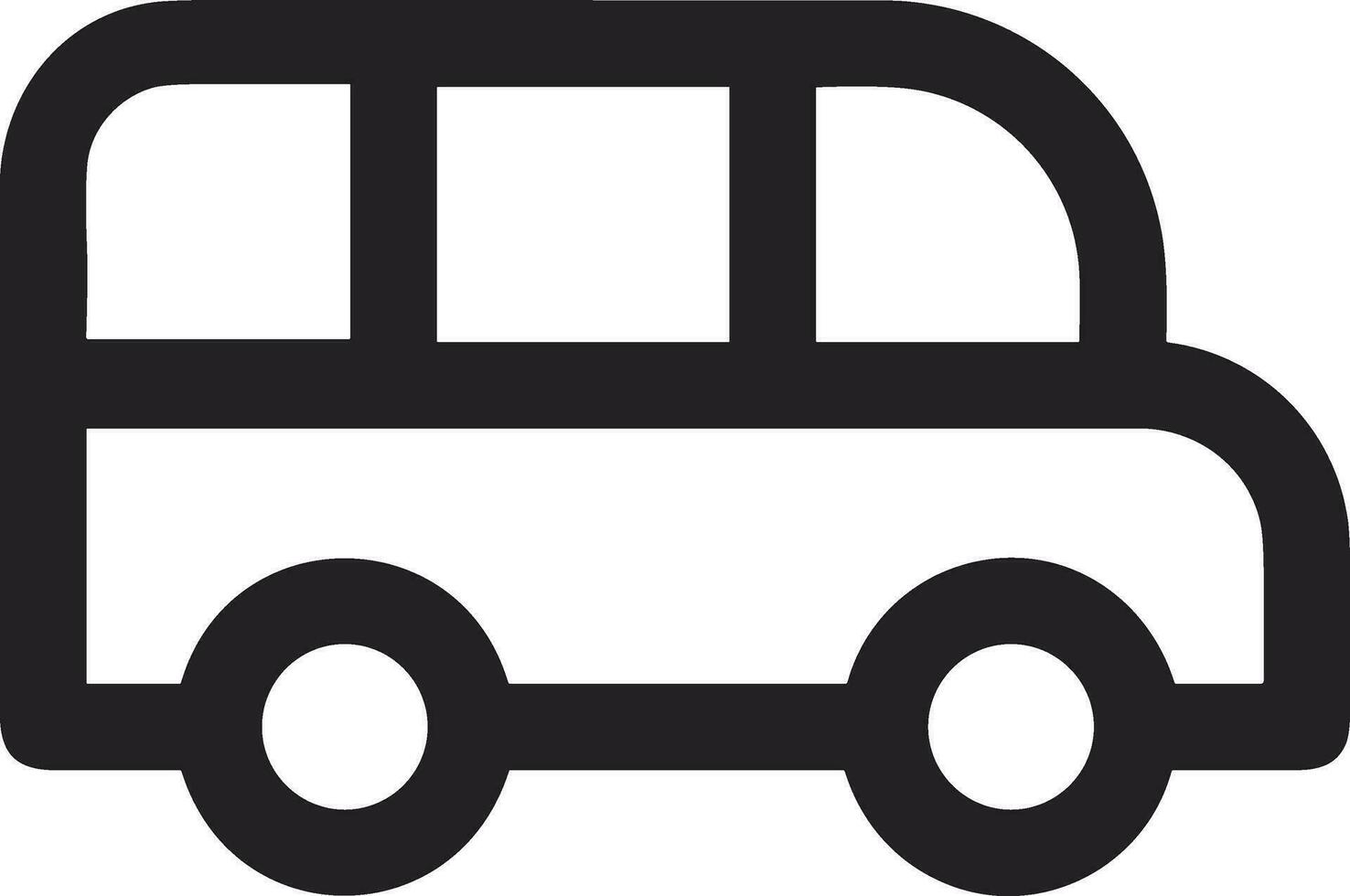 bus vervoer symbool icoon vector afbeelding. illustratie van de silhouet bus vervoer openbaar reizen ontwerp afbeelding. eps 10