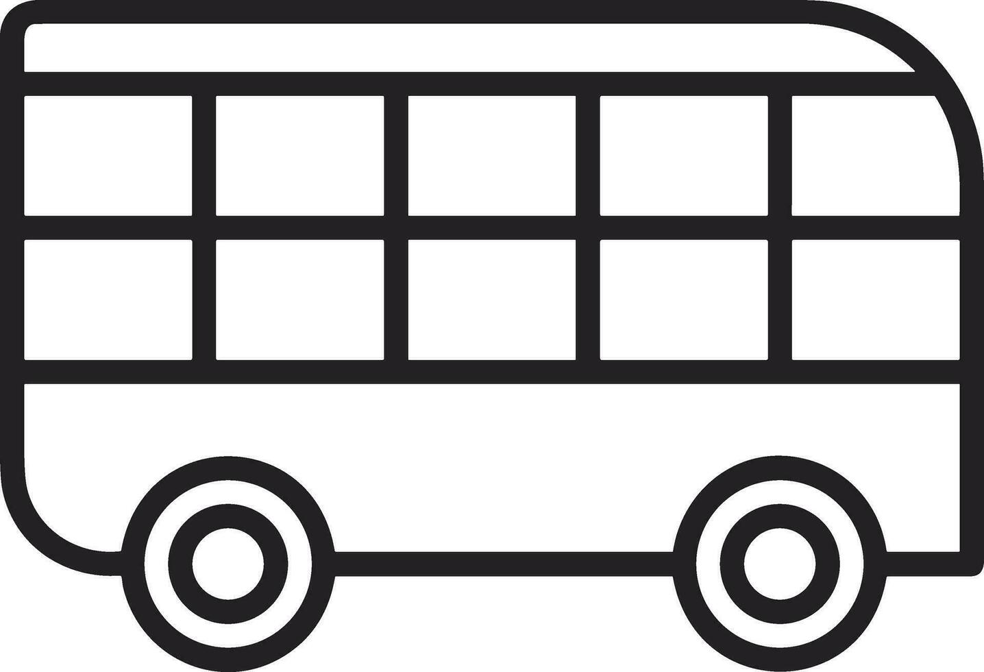 bus vervoer symbool icoon vector afbeelding. illustratie van de silhouet bus vervoer openbaar reizen ontwerp afbeelding. eps 10