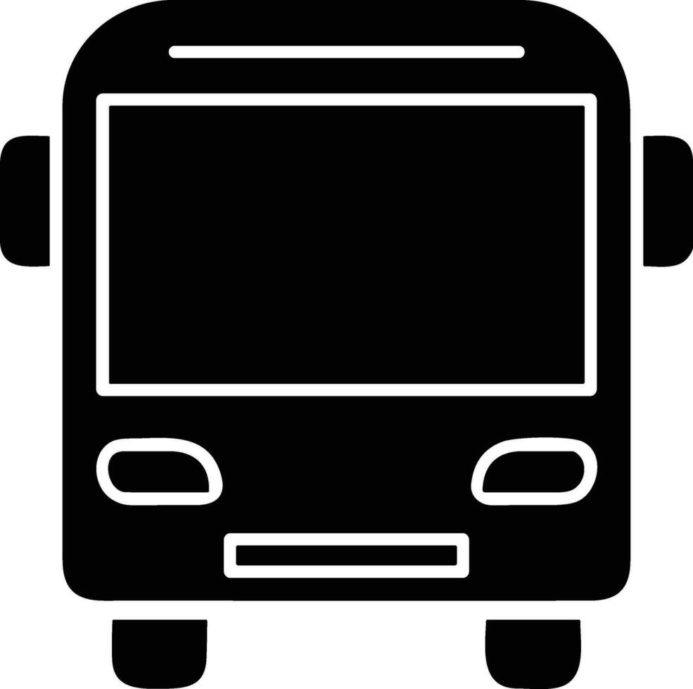 bus vervoer symbool icoon vector afbeelding. illustratie van de silhouet bus vervoer openbaar reizen ontwerp afbeelding. eps 10