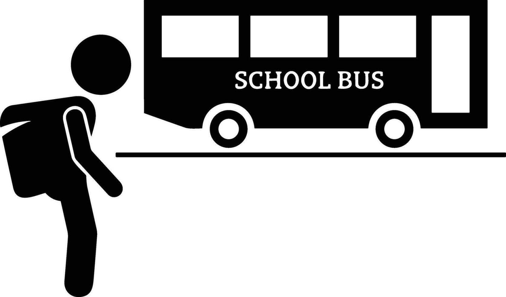 bus vervoer symbool icoon vector afbeelding. illustratie van de silhouet bus vervoer openbaar reizen ontwerp afbeelding. eps 10