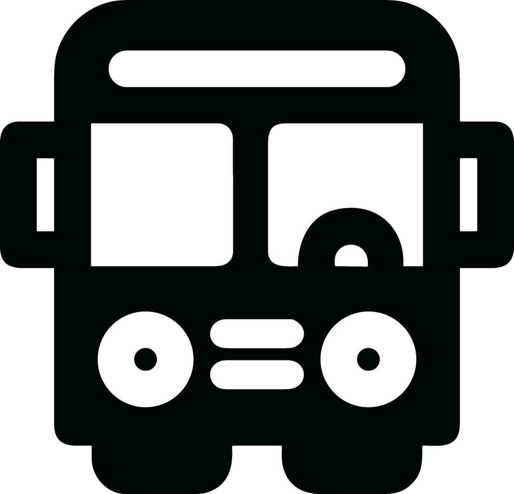 bus vervoer symbool icoon vector afbeelding. illustratie van de silhouet bus vervoer openbaar reizen ontwerp afbeelding. eps 10