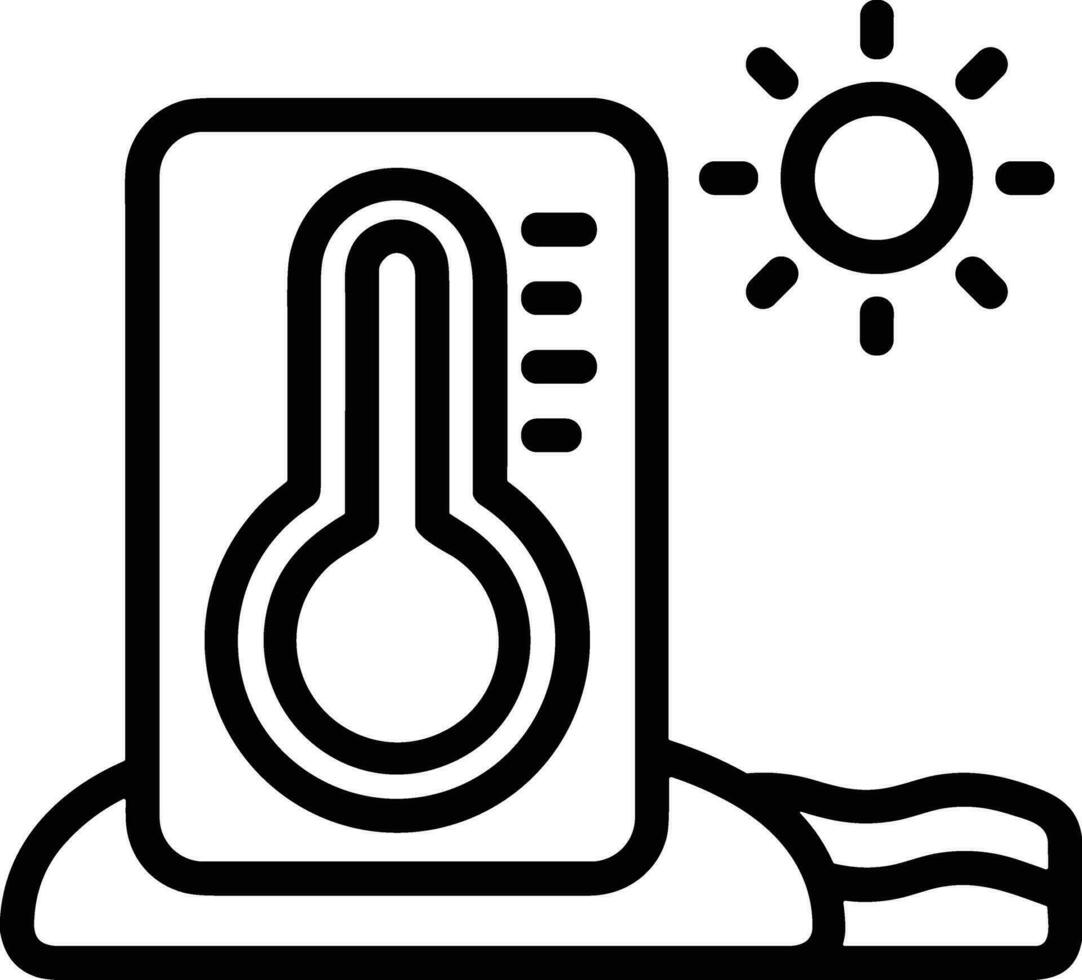 thermometer geneeskunde icoon symbool beeld vector. illustratie van de temperatuur verkoudheid en heet meten gereedschap ontwerp afbeelding.eps 10 vector